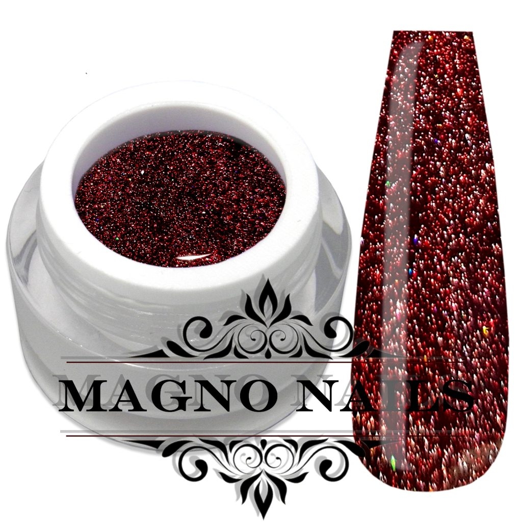 UV Gel - 4408 - Disco Glam Gel - Fancy Bordeaux